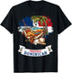 Coat of Arms Republica Dominicana For Kids & Dominican Flag T-Shirt - T-Shirt | Black