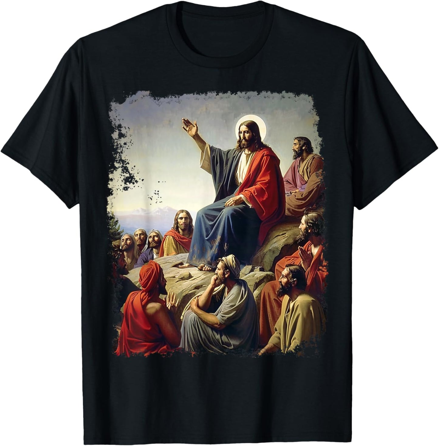 Apostel Jünger Jesus Christus Kunst T-Shirt - T-Shirt | Black