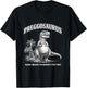 Preggosaurus Lustig Schwangere Dinosaurier Meme Schwangerschaft Raunchy T-Shirt - T-Shirt | Black