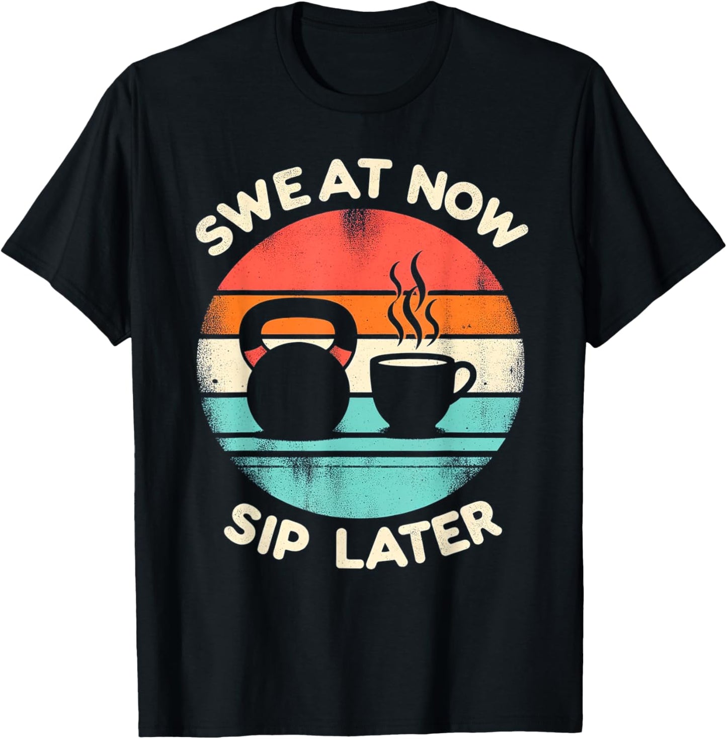 Workout Coffee Lover: Kettlebell & Espresso Enthusiast Gym T-Shirt - T-Shirt | Black