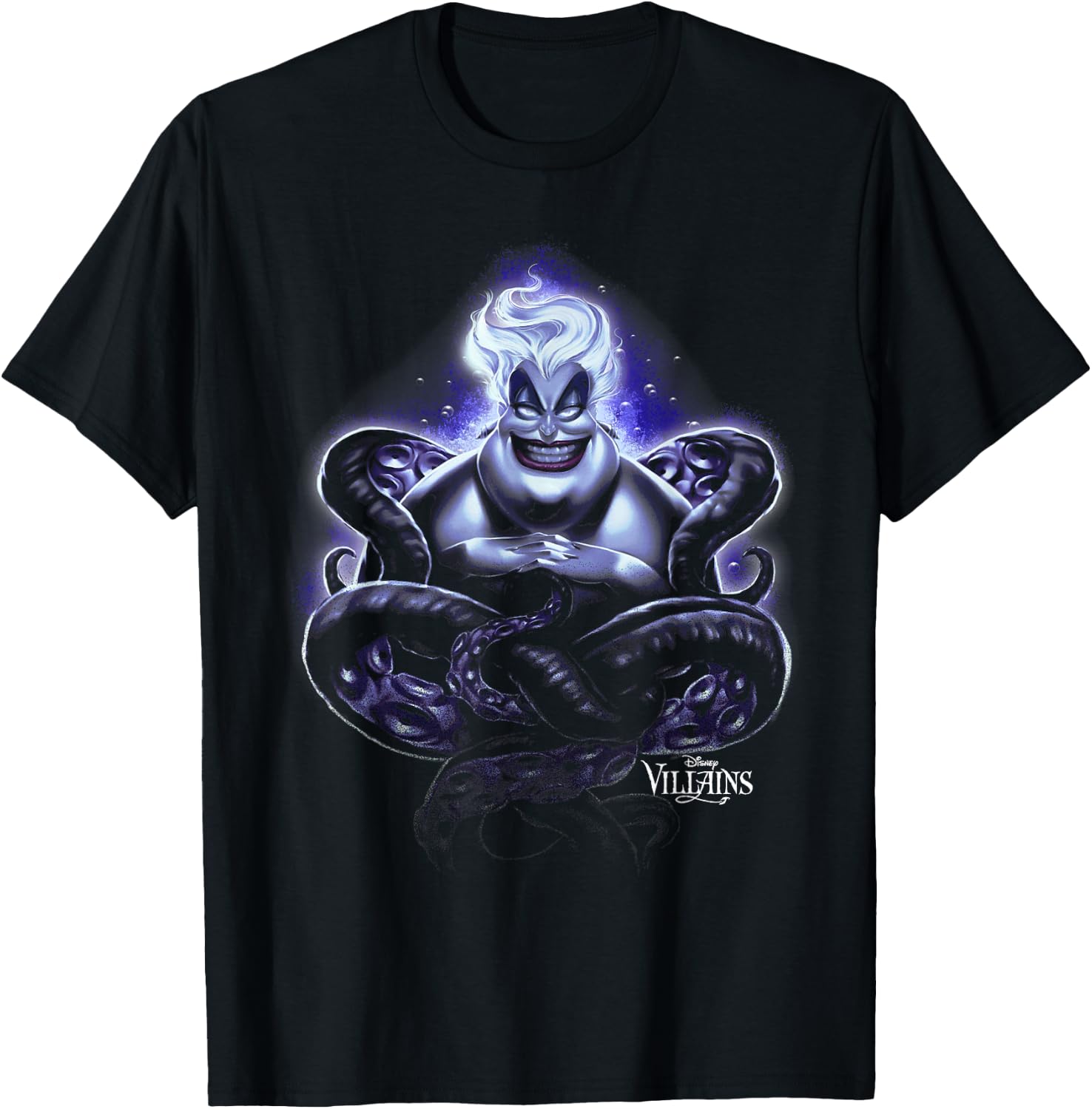 Disney Villains Ursula Dark Portrait Small T-Shirt - T-Shirt | Black