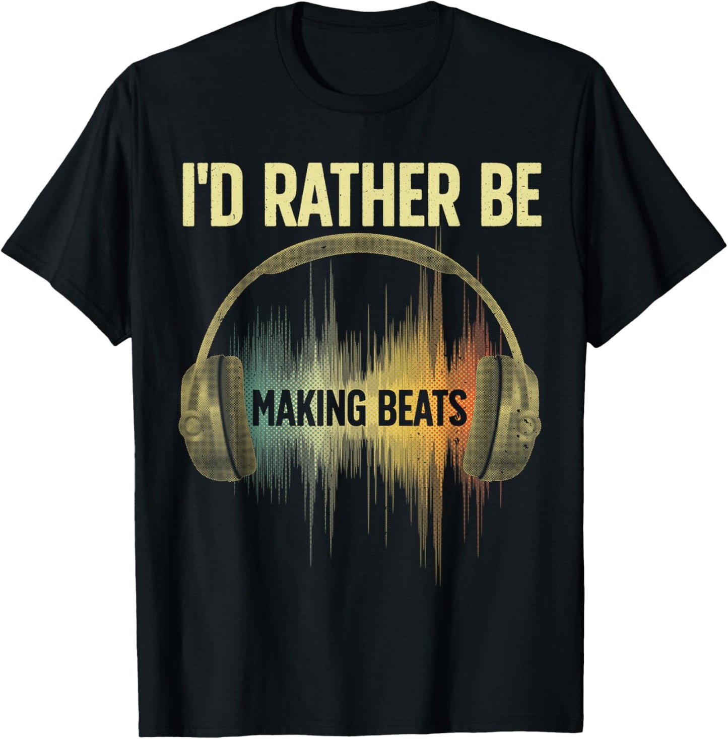 Cool Music Producer Art Women Disc Jockey Beat Maker T-Shirt - T-Shirt | Black