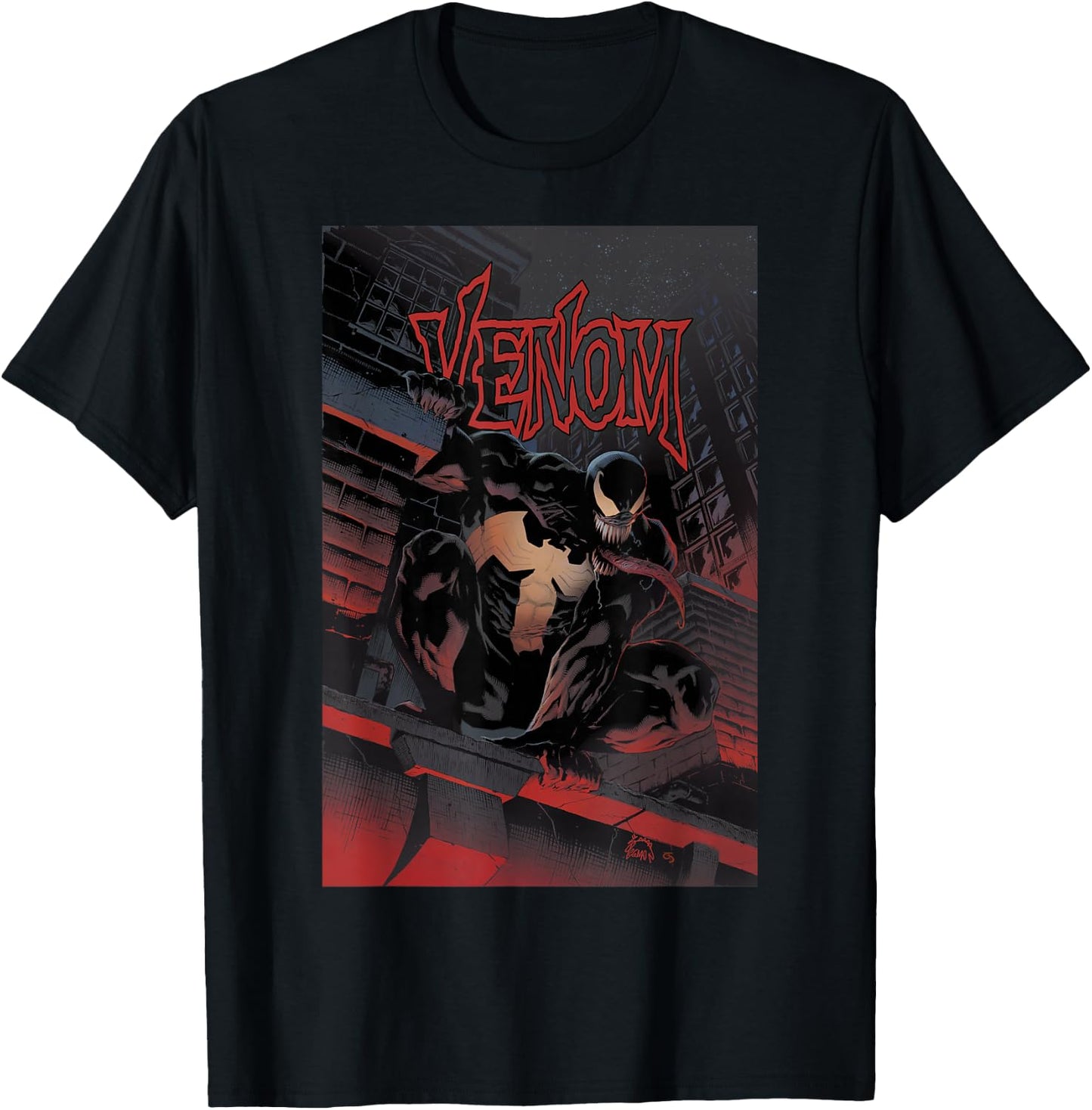 Marvel Comixology Venom Issue# 11 Comic Book Cover T-Shirt - T-Shirt | Black
