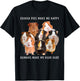 Guinea Pigs Make me Happy Humans Make My Head Hurt T-Shirt - T-Shirt | Black