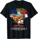 Coat of Arms Republica Dominicana For Kids & Dominican Flag T-Shirt - T-Shirt | Black