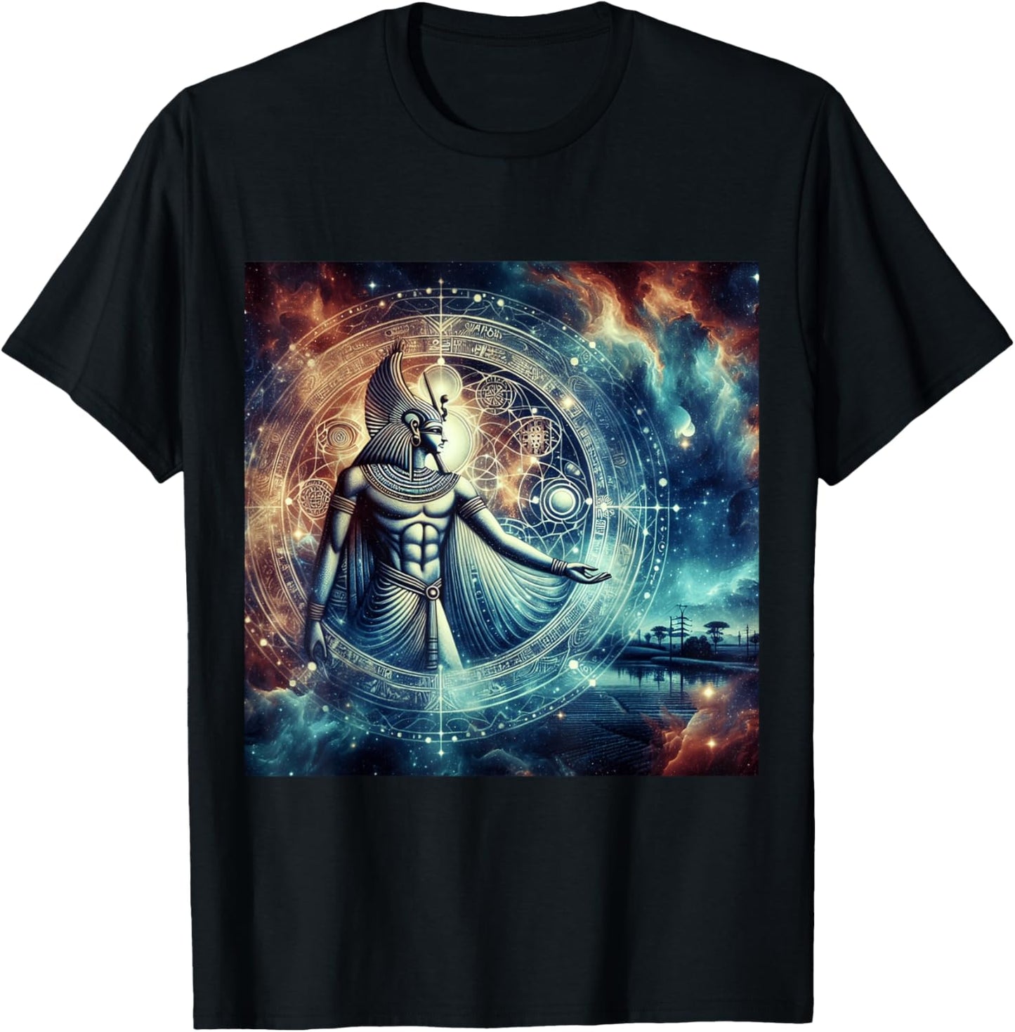 God Of Sun Ra Cool Egyptian Pantheon Nerd Geek Stuff Graphic T-Shirt - T-Shirt | Black