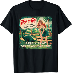 Hot To Go Miniature Golf Course T-Shirt - T-Shirt | Black