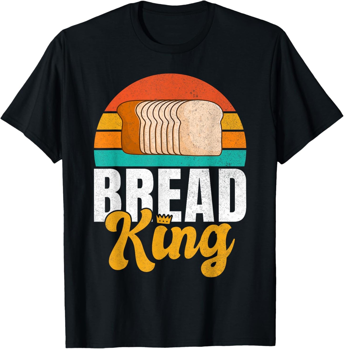 Bread King Bread Baking T-Shirt - T-Shirt | Black
