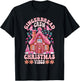 Groovy Gingerbread House Crew Pink Christmas Vibes Pajamas T-Shirt - T-Shirt | Black