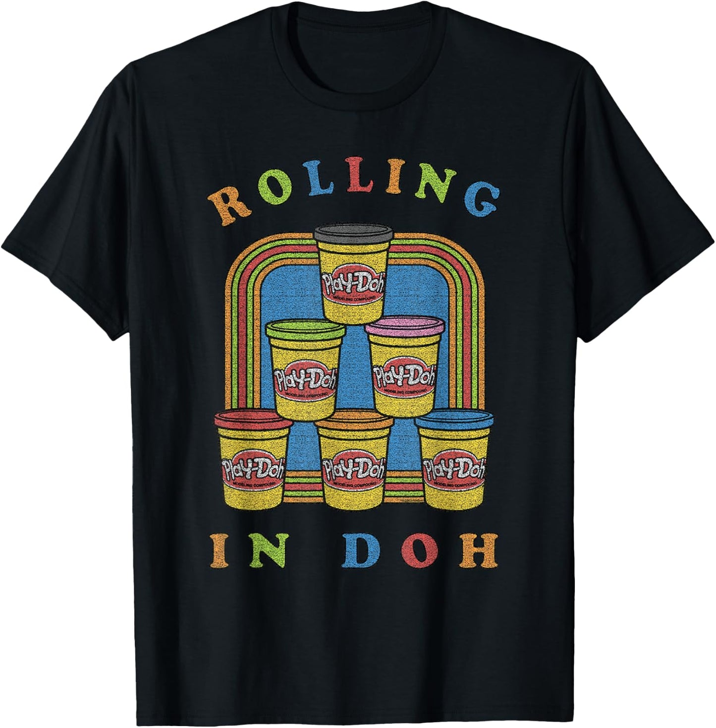 Play-Doh Rolling in Play-Doh T-Shirt - T-Shirt | Black