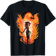 Marvel X-Men Rise of The Dark Phoenix Flames Graphic T-Shirt - T-Shirt | Black