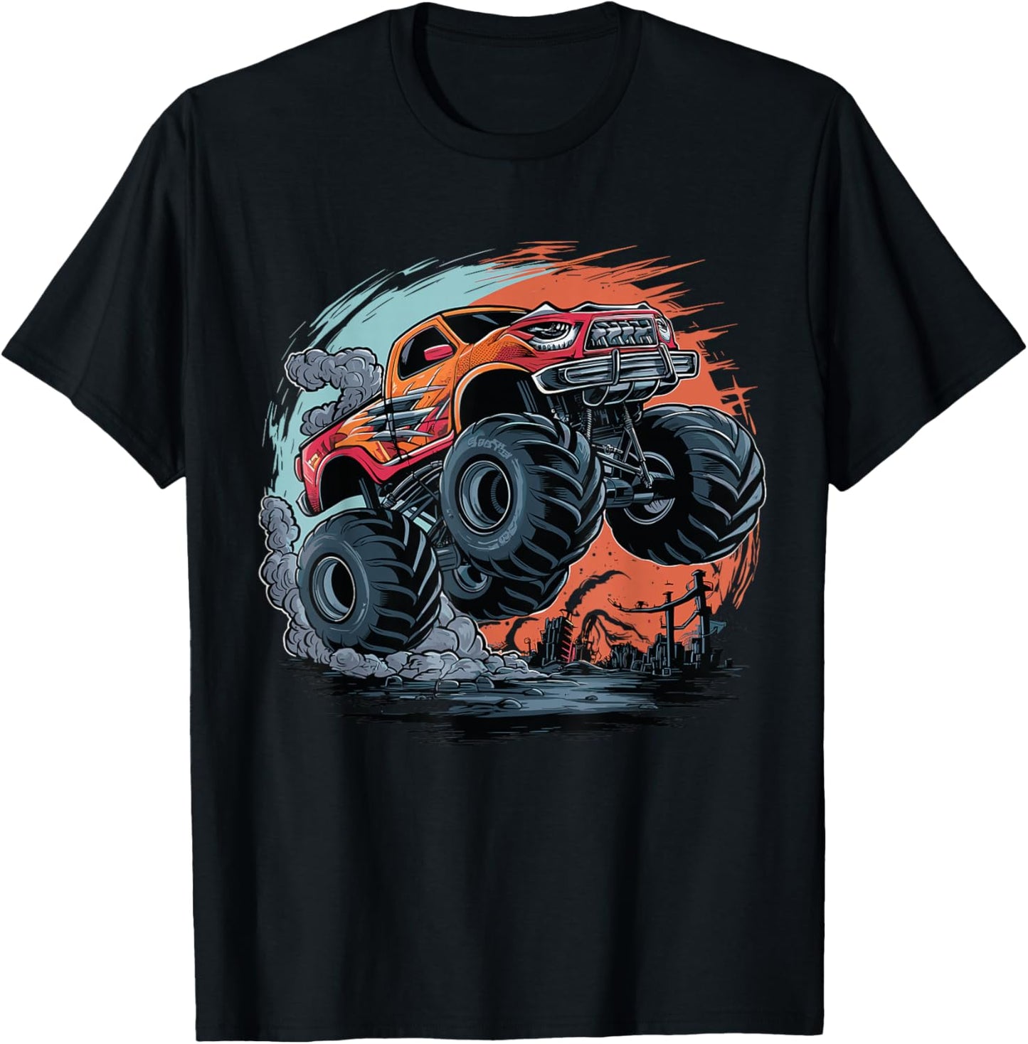 Monster Truck for toddlers Youth & Adults T-Shirt - T-Shirt | Black