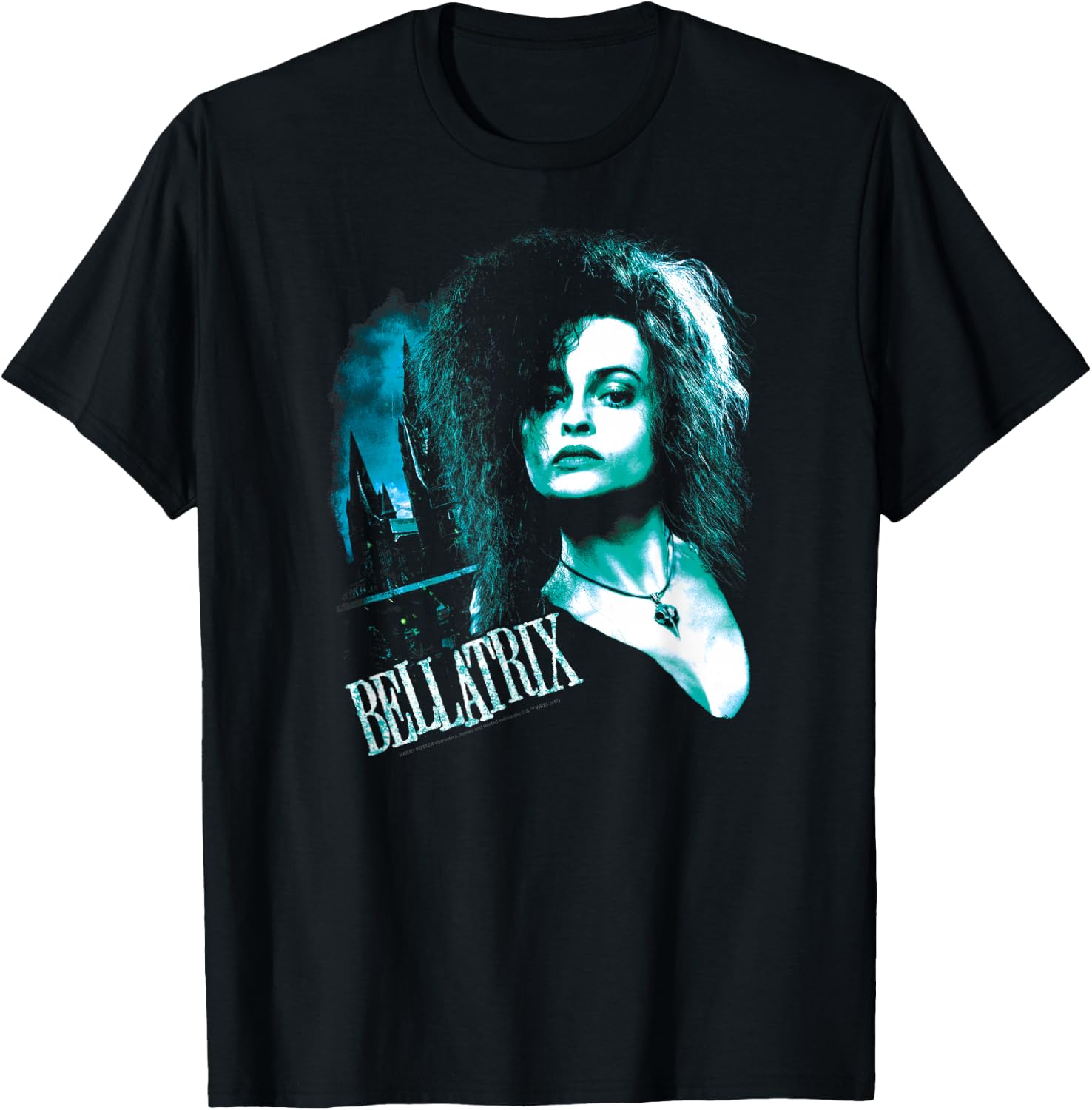 Harry Potter Bellatrix Closeup T-Shirt - T-Shirt | Black
