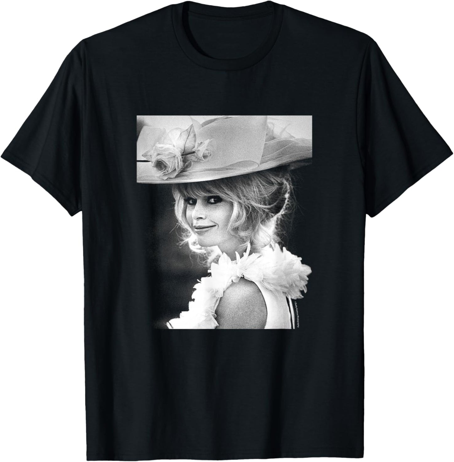 Duffy Archive Photography Actress Brigitte Bardot Smile T-Shirt - T-Shirt | Black