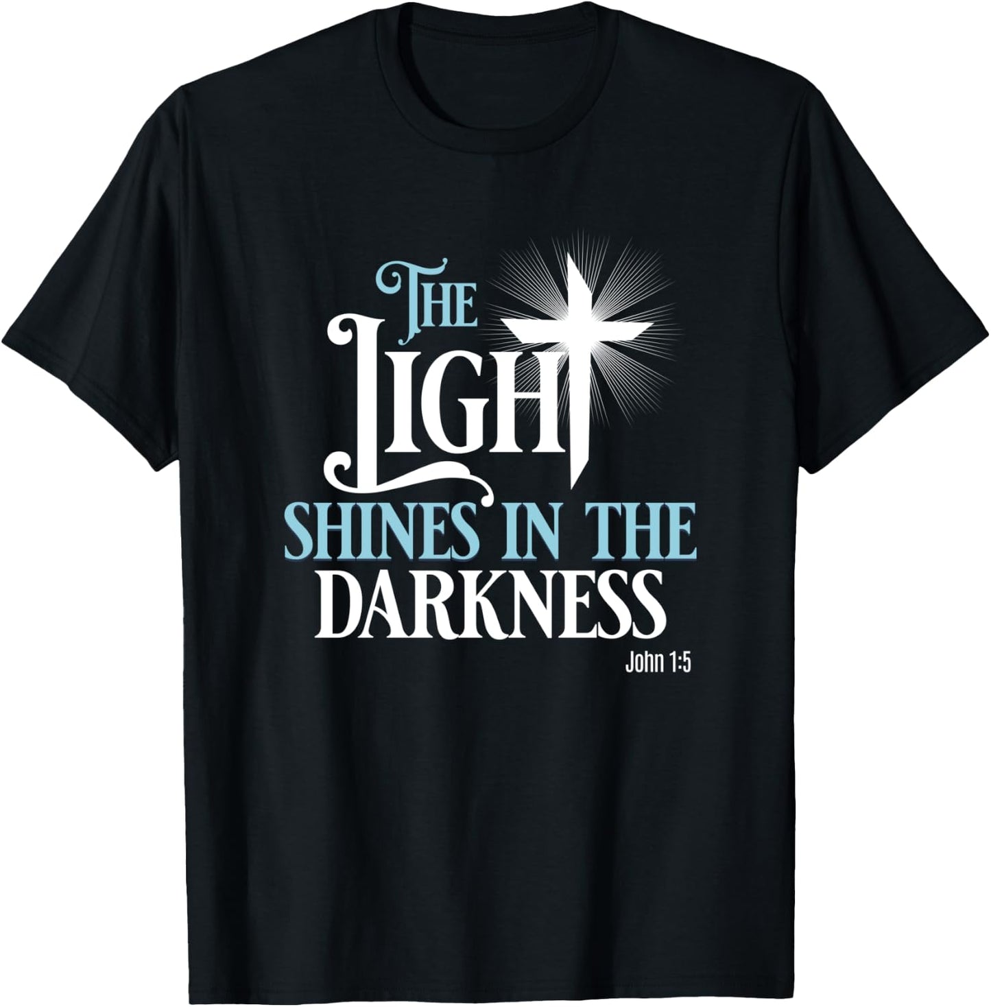 God Bible Verse Faith for Religious Women Religious Men T-Shirt - T-Shirt | Black