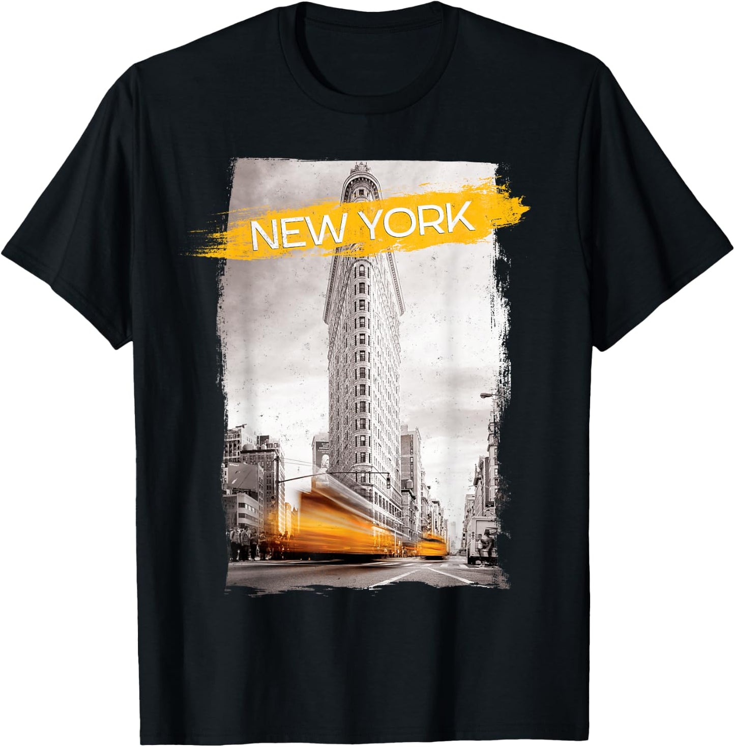 New York City, NYC Yellow Taxi Cab Classic T-Shirt - T-Shirt | Black