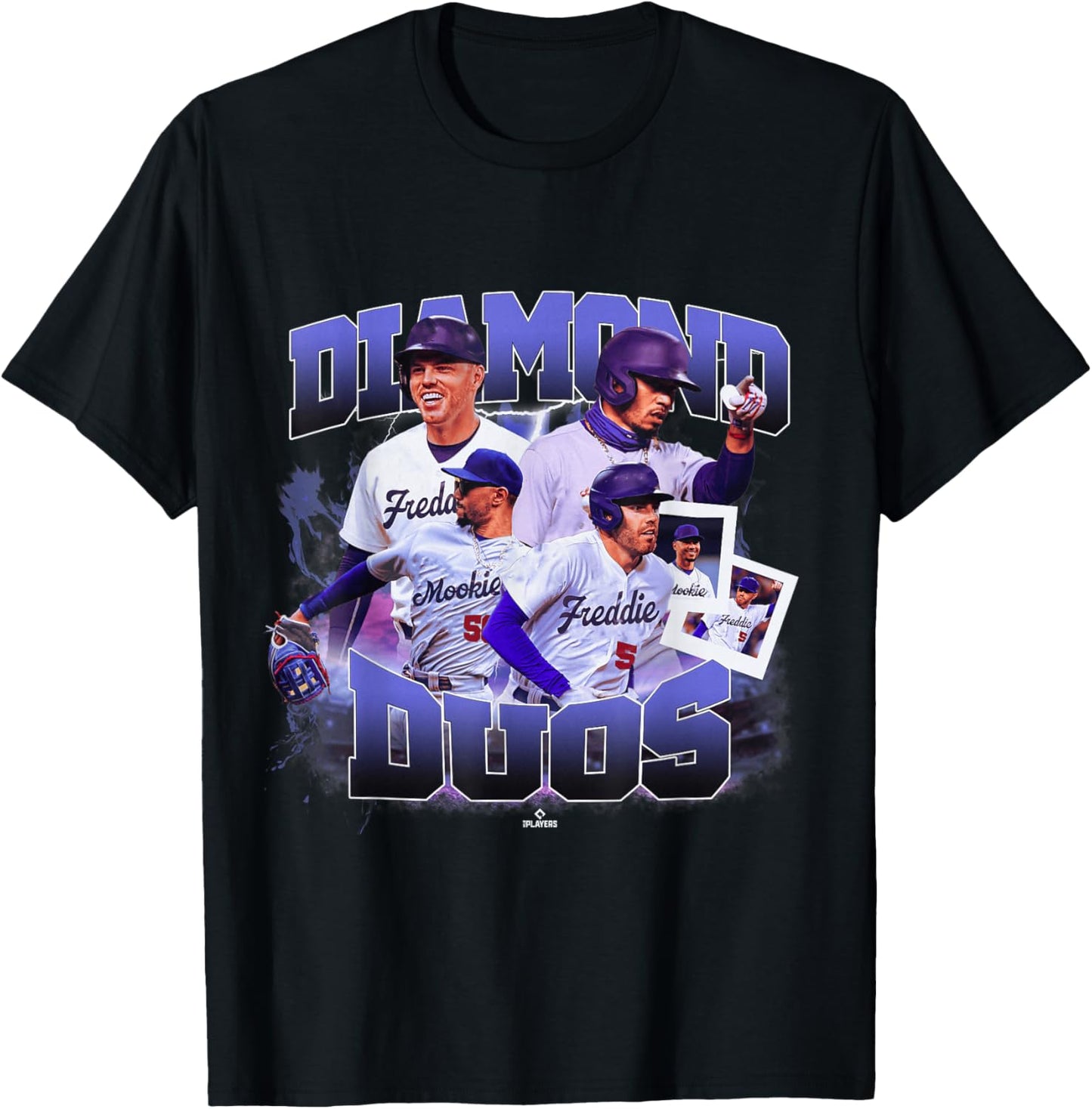 Mookie Betts & Freddie Freeman | LA Duos | MLBDDUO4004 T-Shirt - T-Shirt | Black
