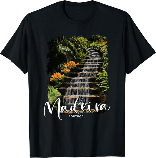 Madeira Island Portugal Vacation Souvenir Trip For Travelers T-Shirt - T-Shirt | Black
