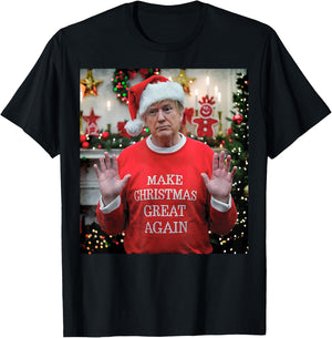 Make Christmas Great Again T-Shirt - T-Shirt | Black