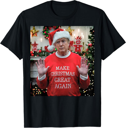 Make Christmas Great Again T-Shirt - T-Shirt | Black