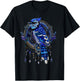 Blue Jay bird animals lover Graphic T-Shirt - T-Shirt | Black