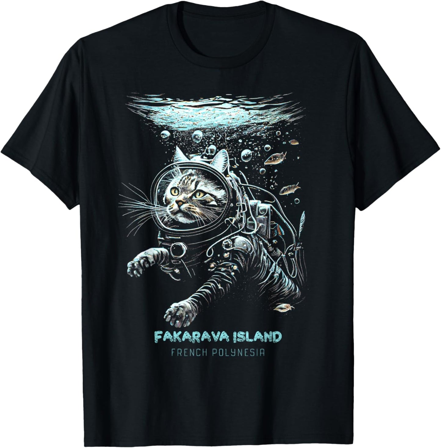 Fakarava Island French Polynesia T-Shirt - T-Shirt | Black