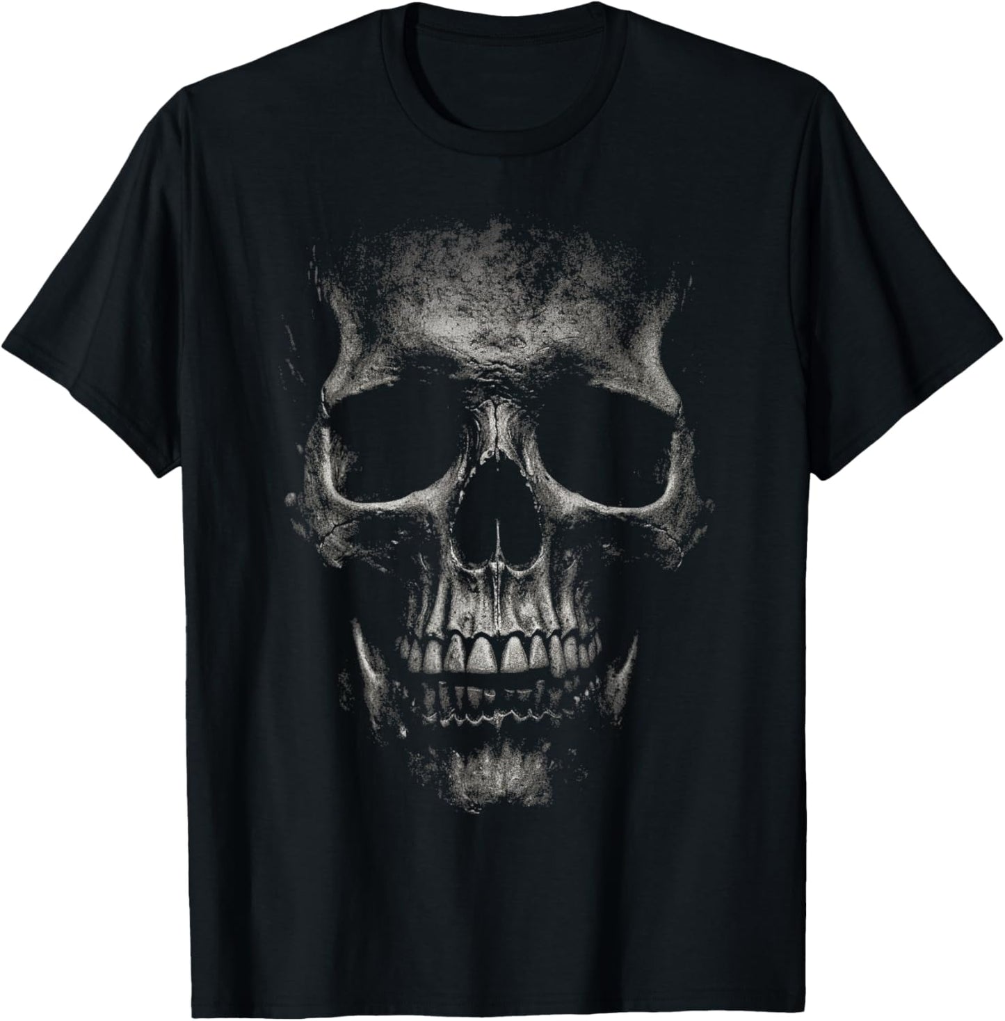 Noir Skull Graphic T-Shirt - T-Shirt | Black
