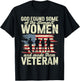 Female Veteran Veteran's Day Women Veteran Soldier Patriotic T-Shirt - T-Shirt | Black