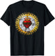 Sacred Heart of Jesus Christ Vintage Christian T-Shirt - T-Shirt | Black