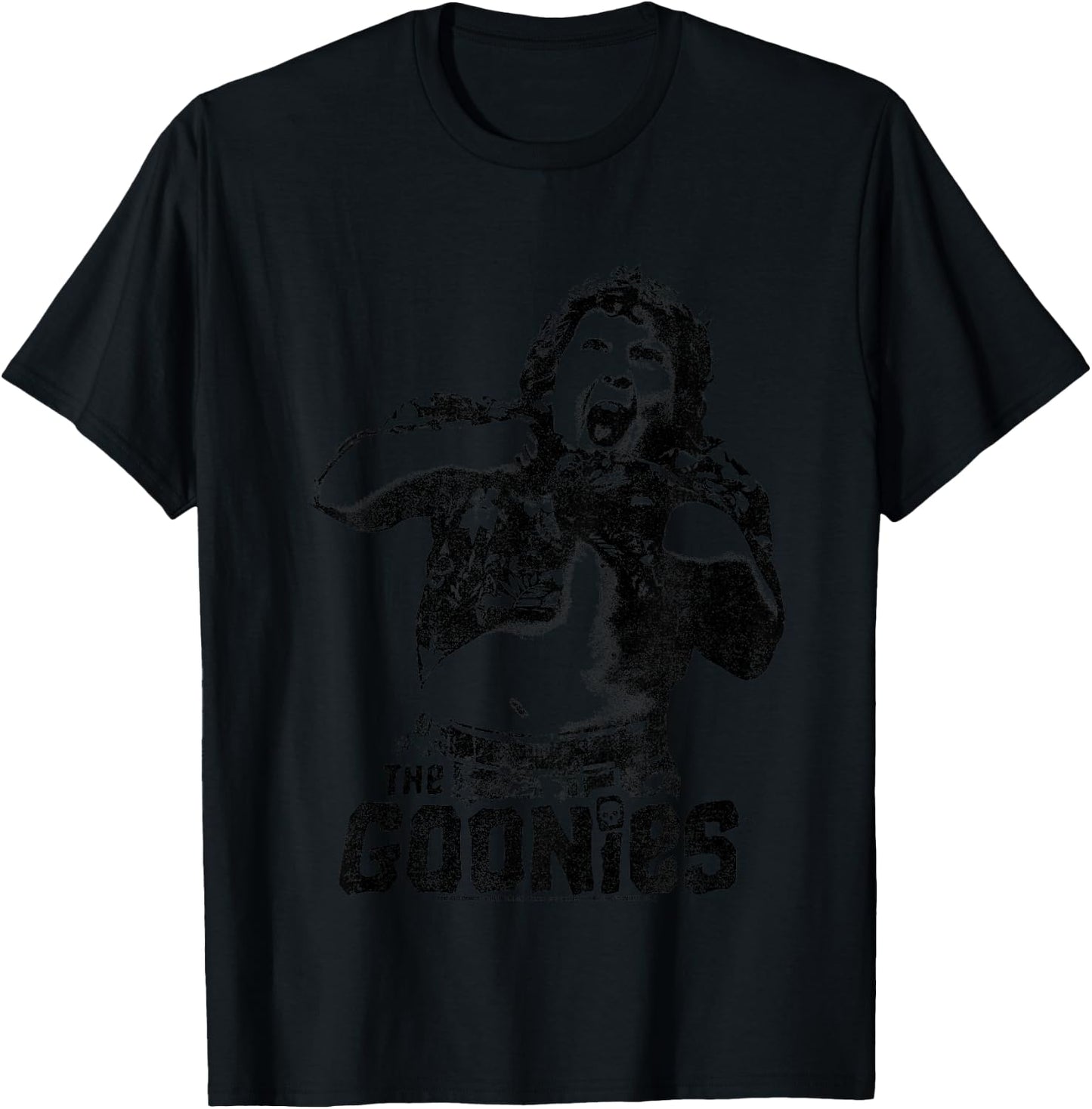 Kids The Goonies Chunk Truffle Shuffle T-Shirt - T-Shirt | Black