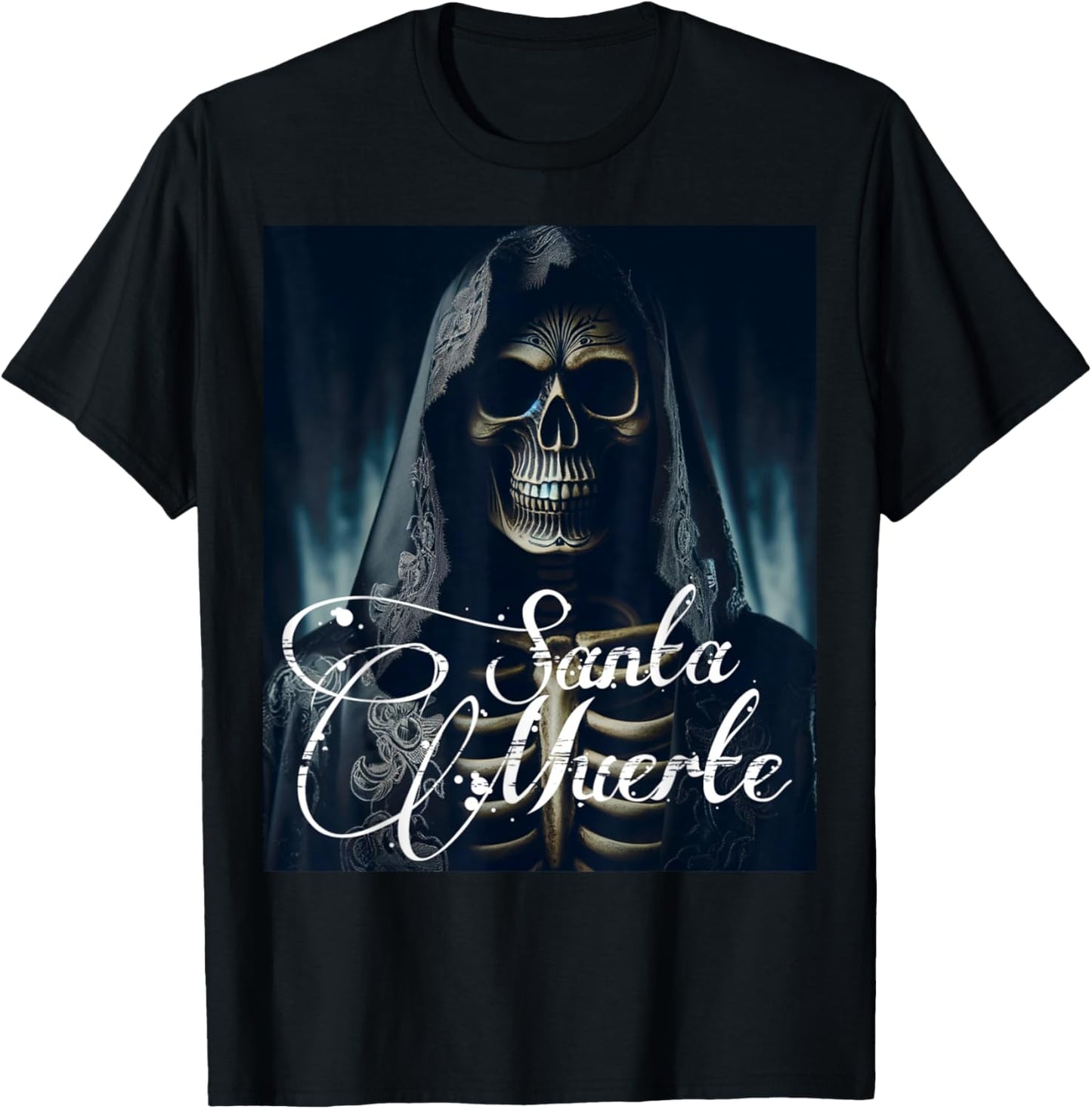Scary Knight Clothing Santa Muerte T-Shirt - T-Shirt | Black
