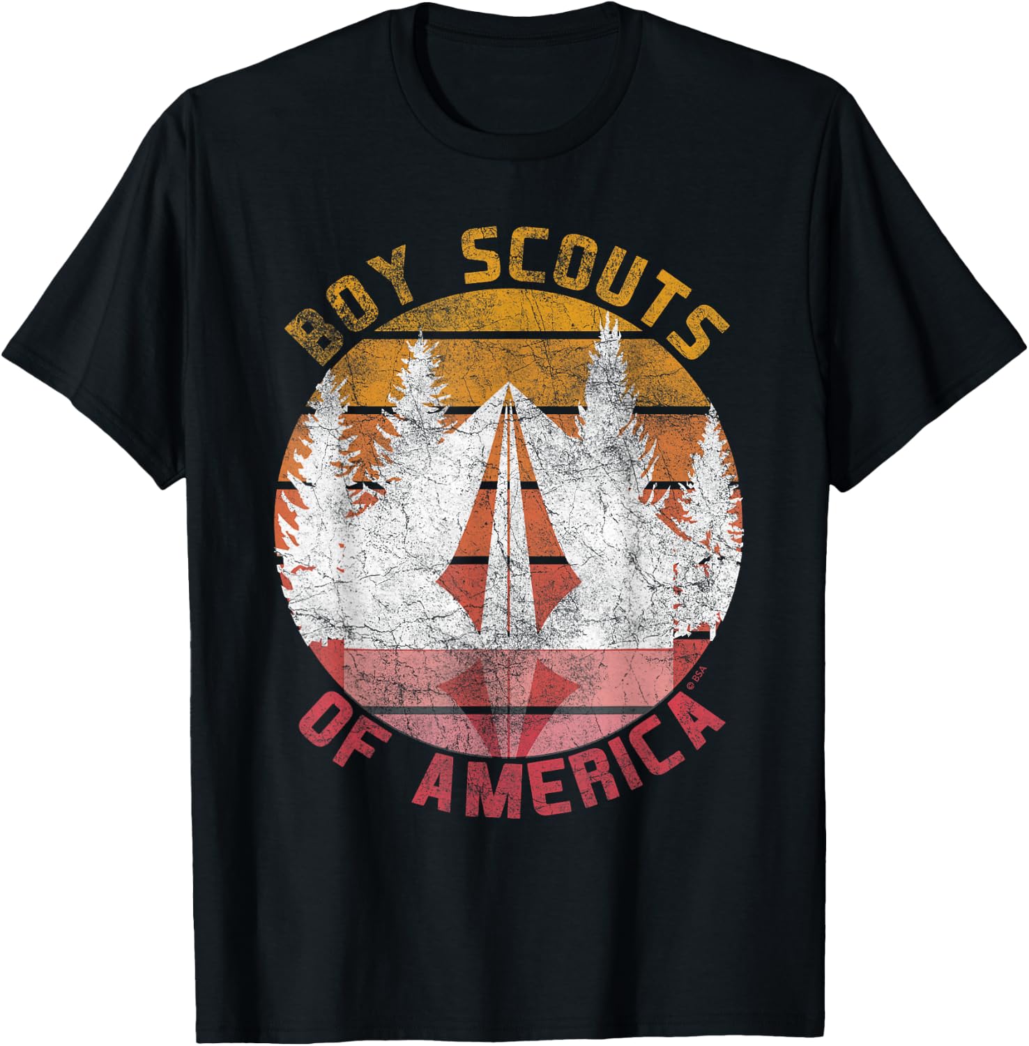 BSA Tent T-Shirt - T-Shirt | Black