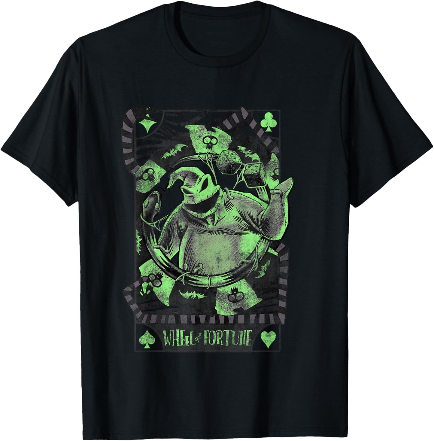 Disney The Nightmare Before Christmas Oogie Boogie Card Small T-Shirt - T-Shirt | Black
