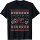 Hot-Rod Racing Ugly Christmas Sweater Vintage Car Tuning T-Shirt - T-Shirt | Black