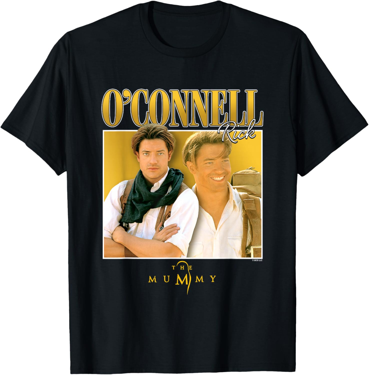 The Mummy Rick O'Connell Focus Box Up T-Shirt - T-Shirt | Black