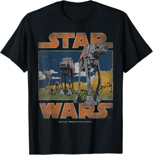 Star Wars AT-AT Walkers Vintage T-Shirt - T-Shirt | Black