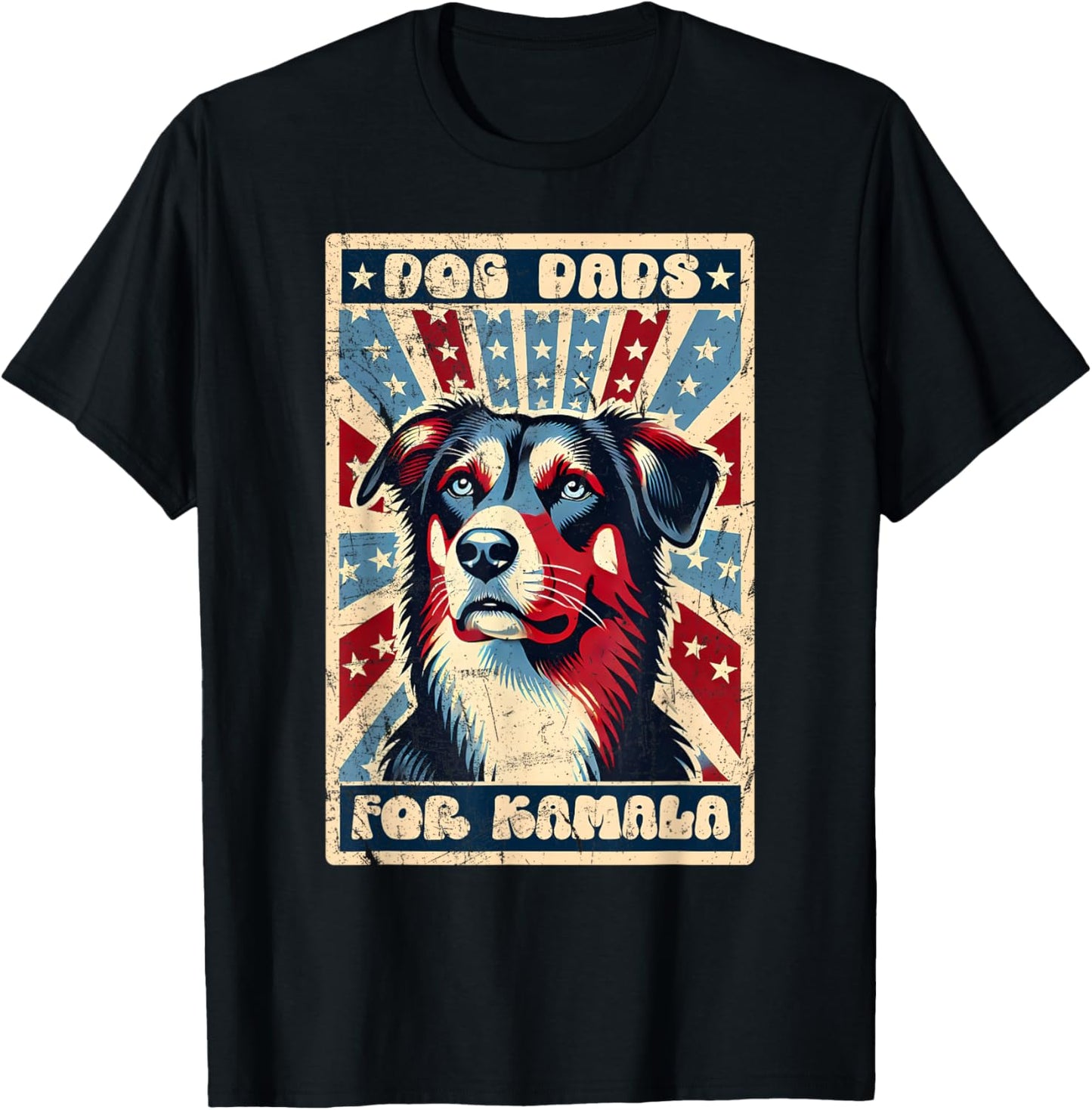 Dog Dads For Kamala, This Dog Dad Votes Kamala Harris Women T-Shirt - T-Shirt | Black