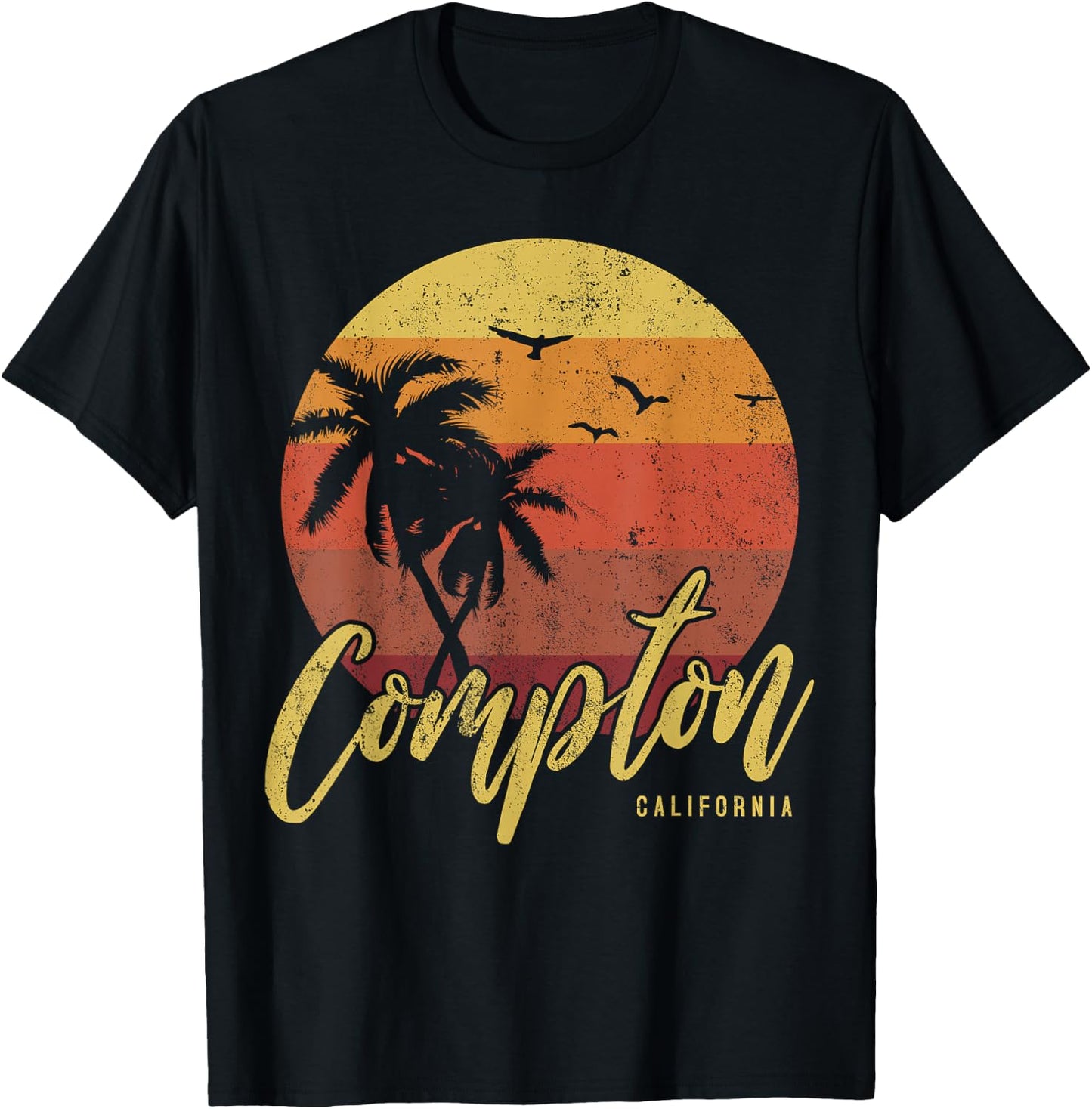 Compton California T-Shirt - T-Shirt | Black