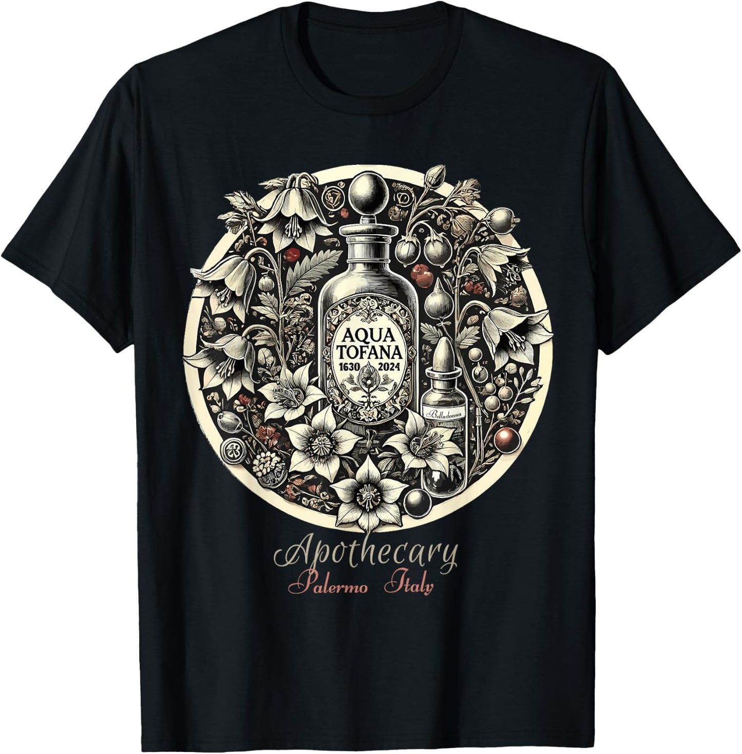 Aqua Tofana Costume Men Aqua Tofana T-Shirt - T-Shirt | Black