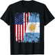 ARGENTINIAN American Flag | Men Women Kids | ARGENTINA T-Shirt - T-Shirt | Black