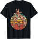 Animal Lover Family African Safari Giraffe T-Shirt - T-Shirt | Black