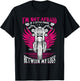 I'm Not Afraid Of A Little Power Between My Legs Biker Girl T-Shirt - T-Shirt | Black
