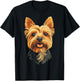 Silky Terrier Dog Motif Pet Art Silky Terrier Men Women Kids T-Shirt - T-Shirt | Black