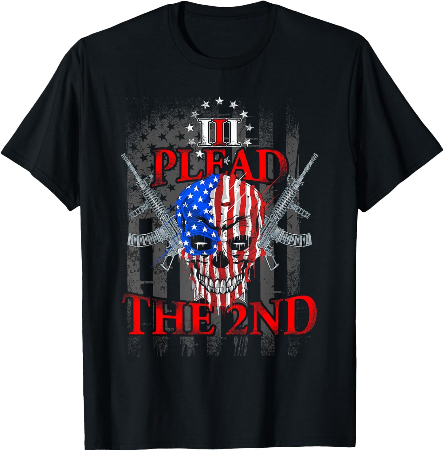 Second Amendment I Plead The 2nd Trump Gun Gift T-Shirt - T-Shirt | Black