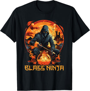 Glassblowing Glassblower Glassmaker Lampwork Glass Blowing T-Shirt - T-Shirt | Black