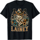 Girl Lainey Name Personalized Name Cowgirl T-Shirt - T-Shirt | Black