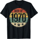 Best Of 1970 55th Birthday Gifts Women 55 Year Old T-Shirt - T-Shirt | Black