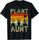 Plant Lover and Gardener Funny Saying Gardening Aunt T-Shirt - T-Shirt | Black