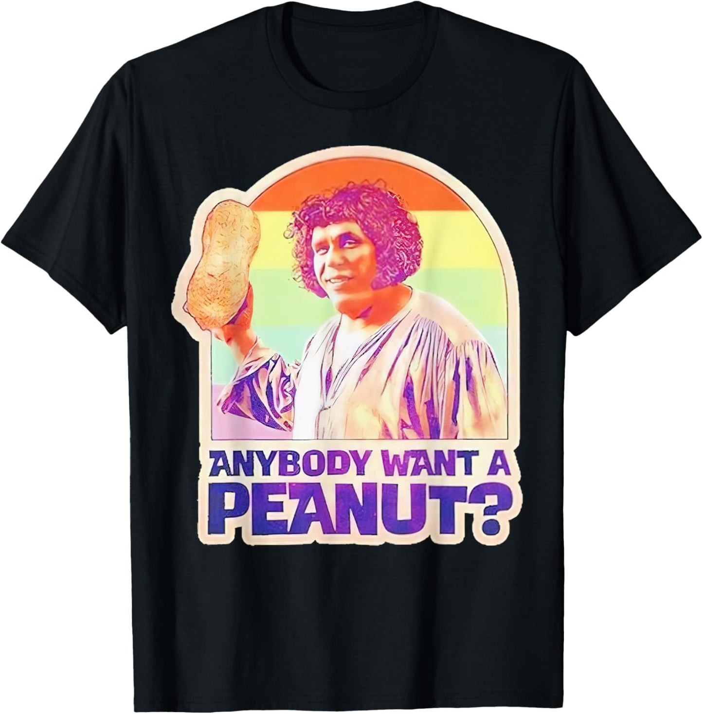 Anybody Want A Peanut Vintage T-Shirt - T-Shirt | Black