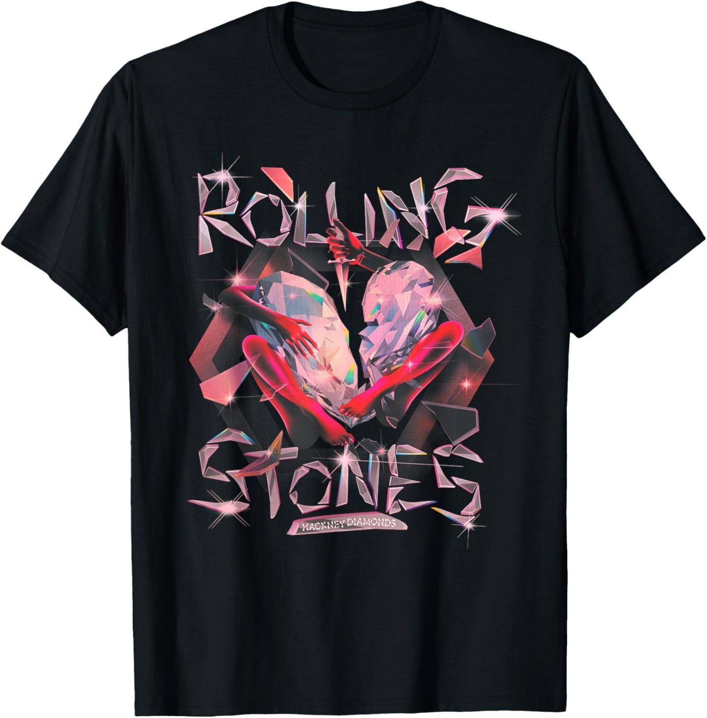 Official The Rolling Stones Exclusive Hackney Diamonds T-Shirt - T-Shirt | Black